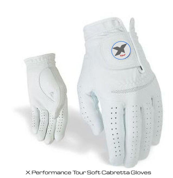 X Performance Men's Tour Soft Cabretta Leather Gloves